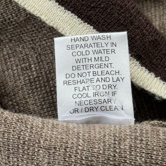 Tuckernuck Lauren Cardigan Sweater Wool Brown Oversized‎ Size XXL - Picture 9 of 9